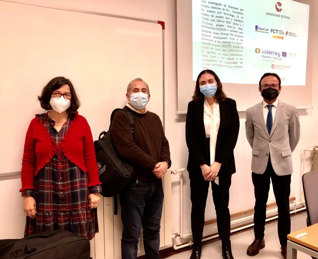 Estudo da piro-convecção e das condições atmosféricas durante mega-incêndios em Portugal - tese de mestrado de Cátia Campos