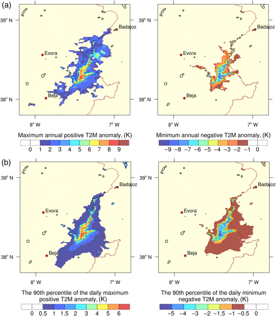 Novo estudo sobre o impacto da albufeira do Alqueva no clima regional