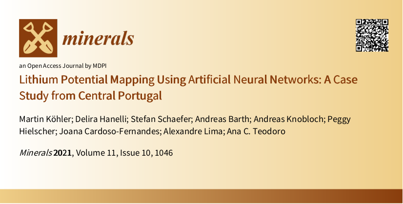 Lithium Potential Mapping Using Artificial Neural Networks: A Case Study from Central Portugal
