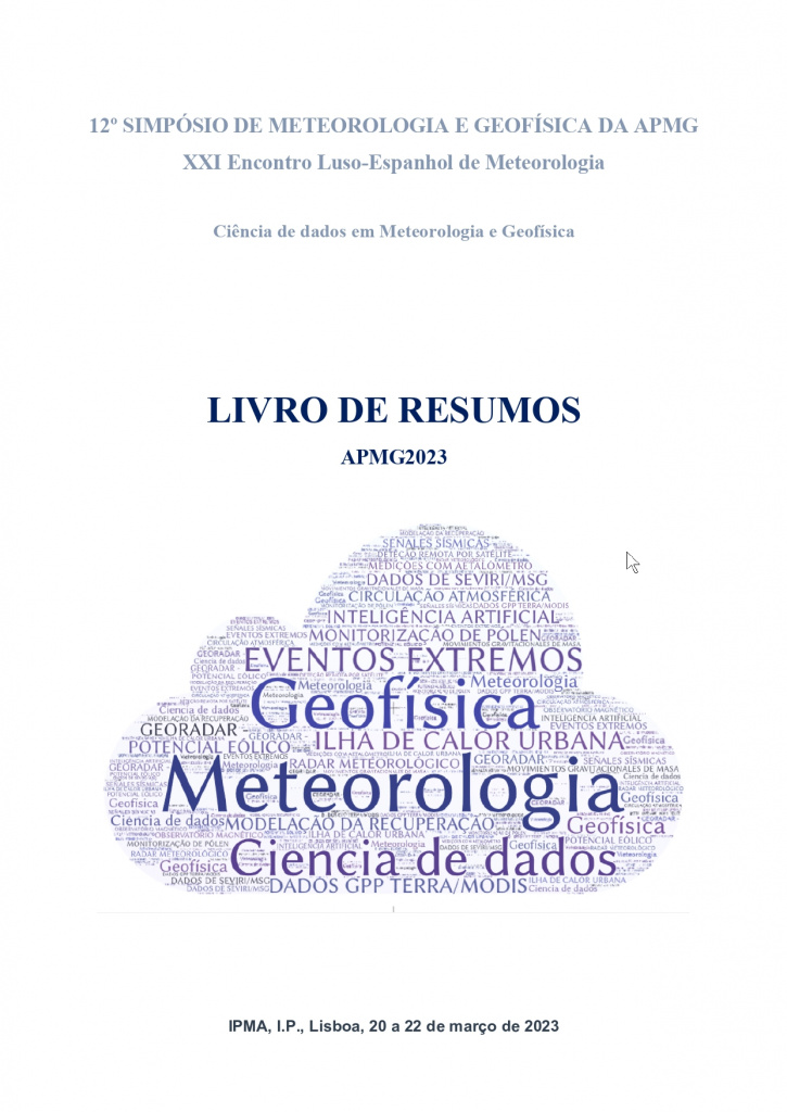 Livro de Resumos do 12º Simpósio de Meteorologia e Geofísica da APMG